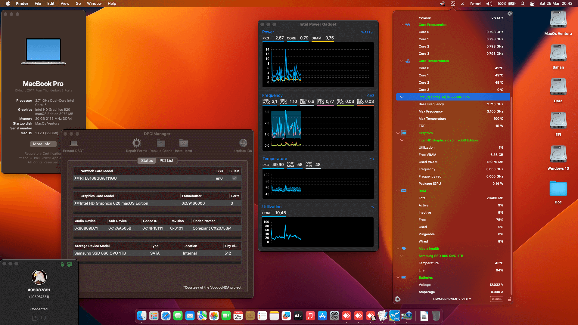 Lenovo Thinkpad E470 2nd [KabyLake   Intel HD 620 + PS2 SMBUS]   OpenCore 1